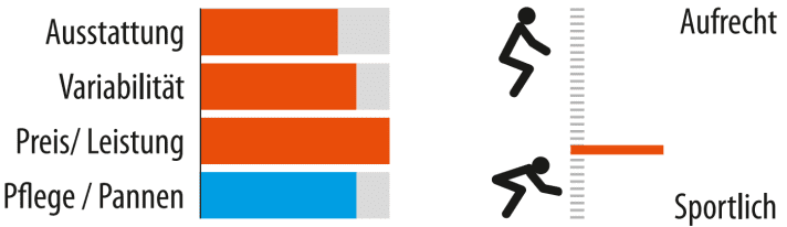 Sitzposition und weitere Details des Canyon Commuter 7