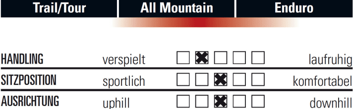   The riding characteristics of the Pivot Mach 5.5 Pro at a glance.