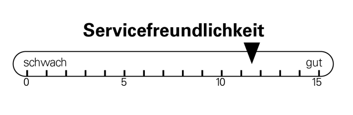 Gute Servicefreundlichkeit beim Rocky Element.