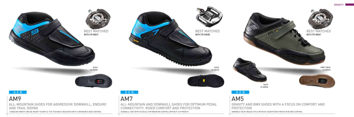   In 2016, Shimano is launching three new models for trail, enduro and downhill use.
