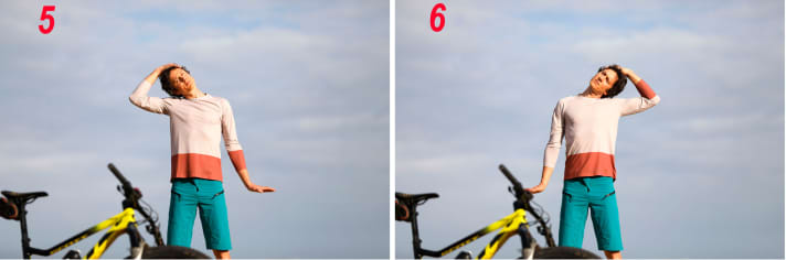 More mobility - exercises for the neck and cervical spine: Tilt