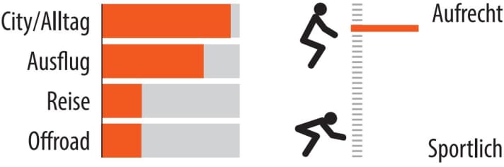 Einsatzbereich und Sitzposition des Bergamont Hans-E
