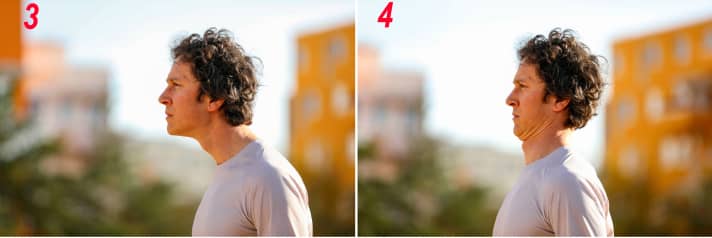 More mobility - exercises for the neck and cervical spine: Shifting