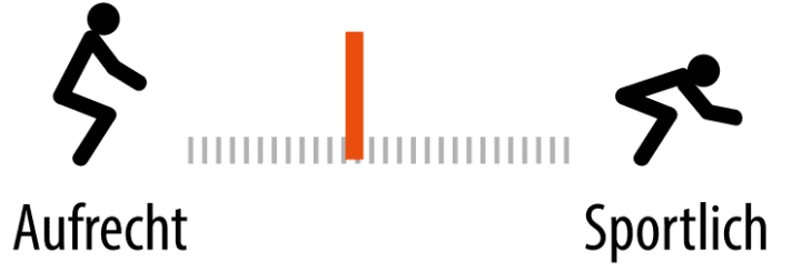 Sitzposition des Stevens Esprit Gent