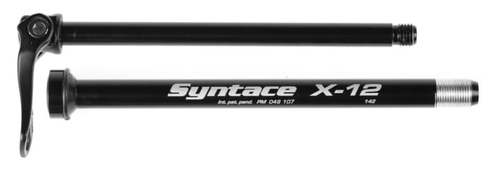   Current bikes are increasingly fitted with 12 mm thru-axles at the rear. They are stiffer and in some cases easier to use. They are clamped either without tools or using a hexagon socket spanner.