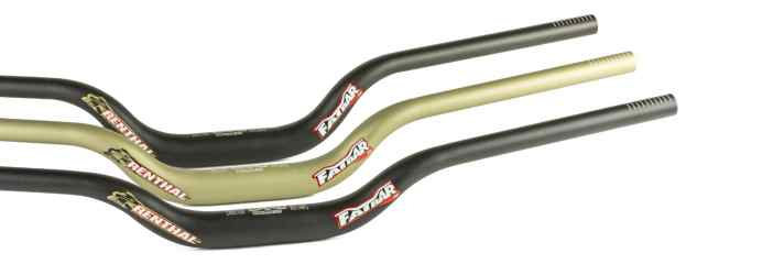Fresh goods: Renthal offers handlebars with a rise of up to an extreme 70 millimetres.