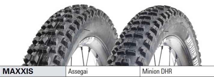 Mit dem Assegai hat Maxxis einen griffigen und extrem gutmütigen Enduro-MTB-Reifen entwickelt, der in Kombination mit dem seit jeher beliebten Minion DHR auch weniger versierten Fahrern sehr viel Sicherheit bietet.