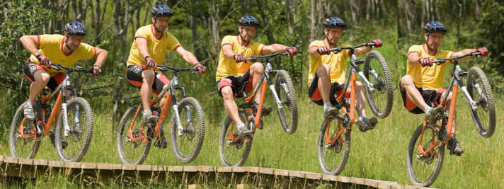   Wheelie mit dem Mountainbike: So geht's!