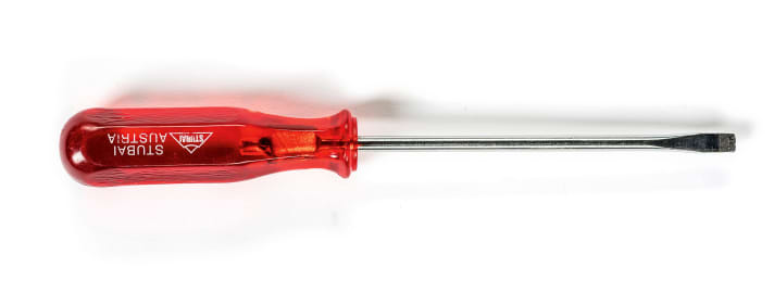   Flat-head screwdriver