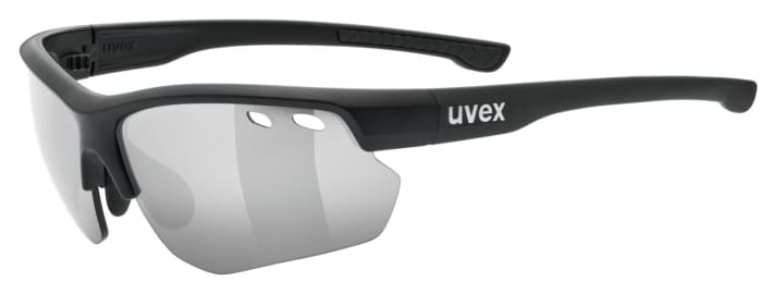   With the Sportstyle 115, the lenses are locked in place. They can be easily released at the touch of a button. Here is a discreet model.