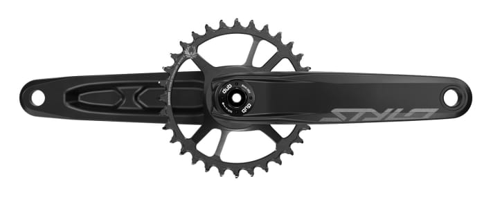   Truvative Stylo 6K DUB crankset with steel chainring: available from May 2018 for 115 euros.