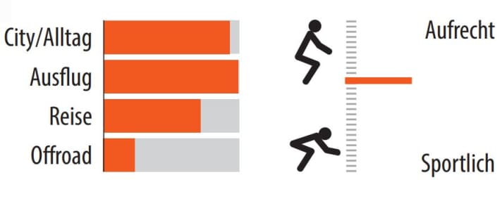 Einsatzbereich und Sitzposition des Bergamont E-Horizon.