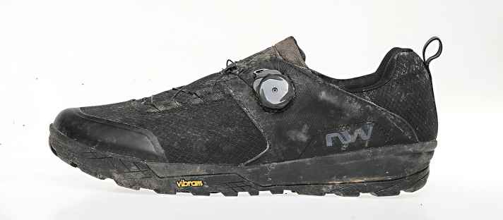 Northwave setzt beim Verschluss auf ein eigenes Drehsystem. Das lässt sich fein in beide Richtungen anpassen