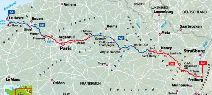 Geodaten: © OpenStreetMap und Mitwirkende, ODbL, CC-BY-SA; Design: Kartografie Winter