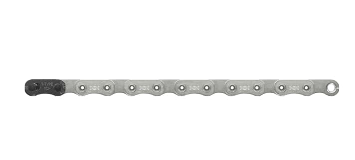 The upper edge of the new flattop chain looks like it has been drawn with a ruler. The chain is part of the T-Type system and can only be used within the transmission groups.
