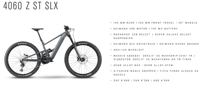   Das Scor 4060 Z ST SLX. Preis: 6699 Euro. 