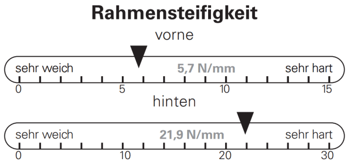 BIKE-Messung der Rahmensteifigkeit des Giant Anthem Advanced SL.