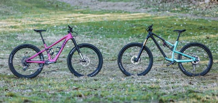   Last Cinto (links) vs Rocky Mountain Instinct C90