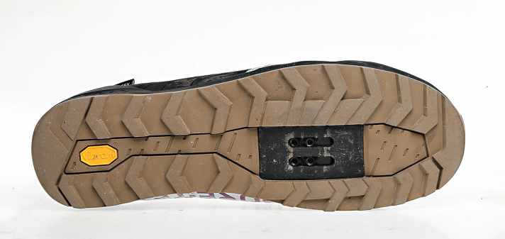 The grippy Vibram sole is a plus point in muddy terrain
