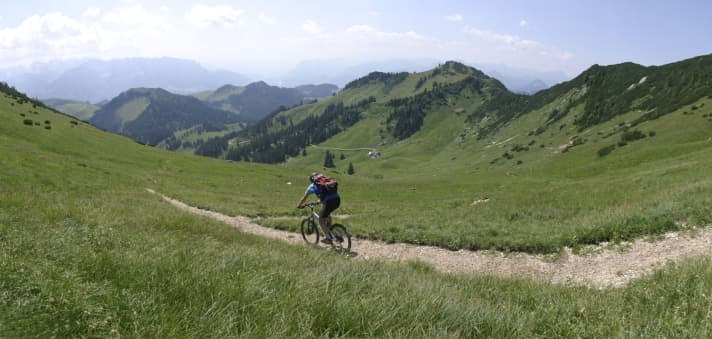  Trail fun on the Geigelstein.