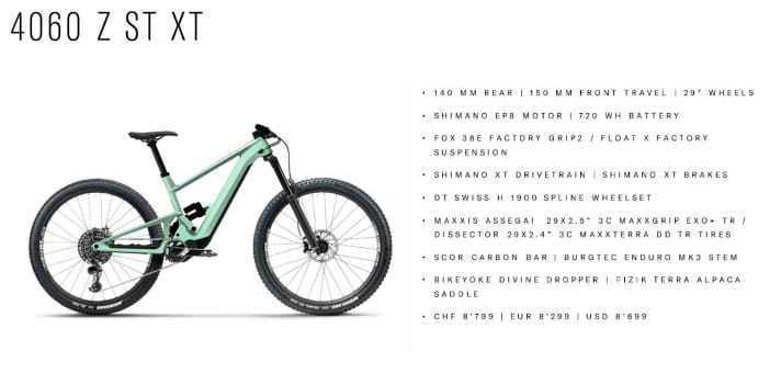   The Scor 4060 Z ST XT costs 8799 euros. 