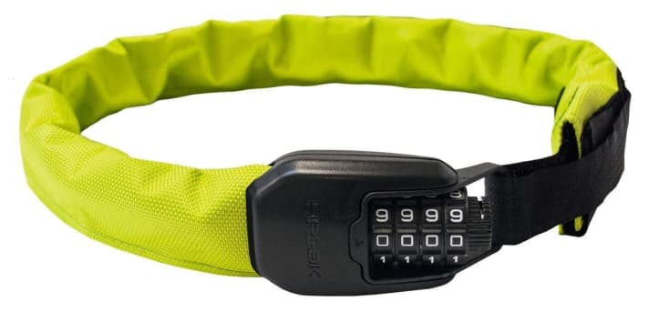     <a href="https://www.awin1.com/cread.php?awinmid=11768&awinaffid=471469&clickref=Hiplok+Spin+Numberlock&p=%5B%5Bhttps%253A%252F%252Fwww.rosebikes.de%252Fhiplok-spin-zahlenschloss-kettenschloss-mit-gurt-2675442%253Fproduct_shape%253Dneon%252Bgelb%5D%5D&pref1=bike" target="_blank" rel="noopener noreferrer nofollow">Hiplok Spin combination lock</a> * (5 pieces, value: 40 euros each) Bike theft: the horror for every biker. The treasures are safe in your own cellar - but easy prey on the road. The combination lock from Hiplok can be strapped around your waist while riding. So you always have the guardian angel for your bike with you.