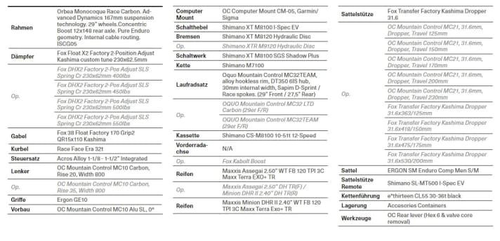 Alle Details zum Orbea Rallon M-Team
