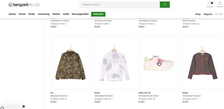 Das Angebot bei Bergzeit ist umfangreich. Wer hier verkaufen will, muss sich aber meist mit wenig Geld zufrieden geben.