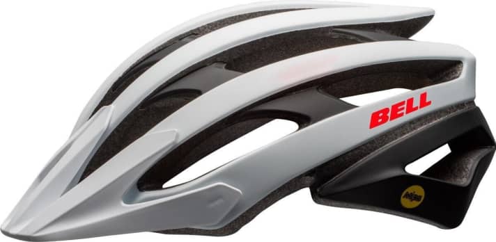   With the Catalyst, Bell is launching a lightweight half-shell helmet on the market, which should provide a lot of safety with the help of MIPS. The 310 gram helmet has 18 ventilation openings and is available in three sizes.