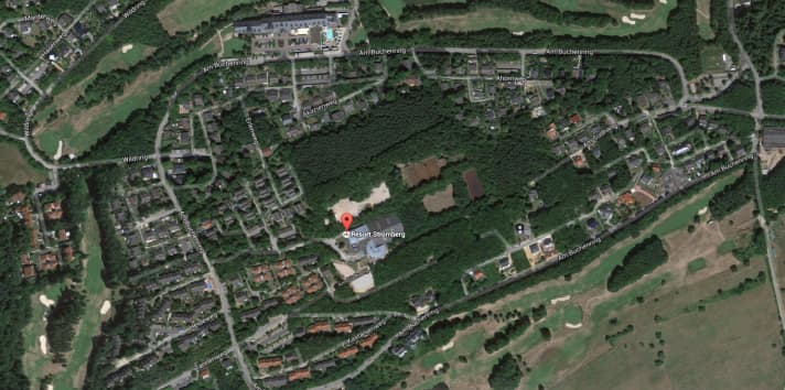   Here is an overview map of the Stromberg resort from which the twelve Radon bikes were stolen.