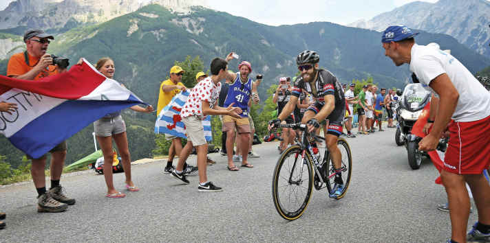 Auf dem Weg nach Pra-Loup in den französischen Alpen wagte es Geschke 2015, gegen starke Konkurrenten anzugreifen – und belohnte sich