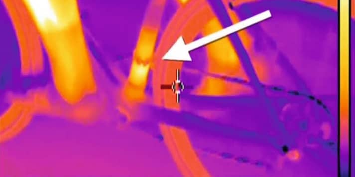   Auch das ist Doping: Mit versteckten Elektromotoren versuchten einzelne Radsportler, sich unerlaubt Vorteile zu verschaffen. Die Wärmebildkamera soll die Betrüger entlarven.