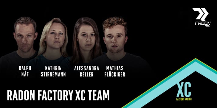   Swiss riders: The Radon Factory Cross Country Team consists exclusively of top Swiss athletes.
