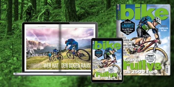 The Chris King report from BIKE 2/2019 is also available to flick through: Order your favourite issue of <a href="https://www.delius-klasing.de/bike" target="_blank" rel="noopener noreferrer">BIKE free of shipping costs to your home</a> . Or read the digital edition in the BIKE app for <a href="https://itunes.apple.com/de/app/bike-das-mountainbike-magazin/id447024106?mt=8" target="_blank" rel="noopener noreferrer nofollow">iOS</a> or <a href="https://play.google.com/store/apps/details?id=com.pressmatrix.bikeapp" target="_blank" rel="noopener noreferrer nofollow">Android</a> . Experience <a href="http://www.delius-klasing.de/bike-lesen-wie-ich-will?utm_campaign=abo_2020_6_bik_lesen-wie-ich-will&utm_medium=display&utm_source=BIKEWebsite" target="_blank" rel="noopener noreferrer">BIKE with a subscription</a> at a particularly favourable price and conveniently.