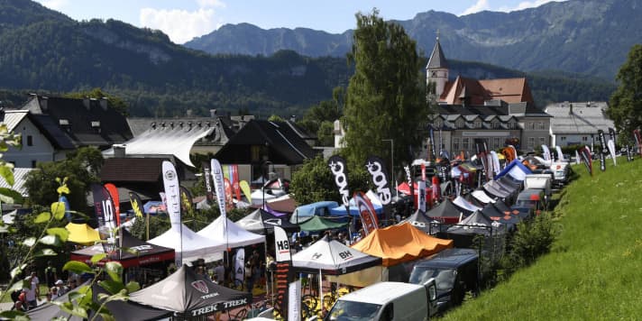   Die Bike-Expo während der Salzkammergut Trophy.