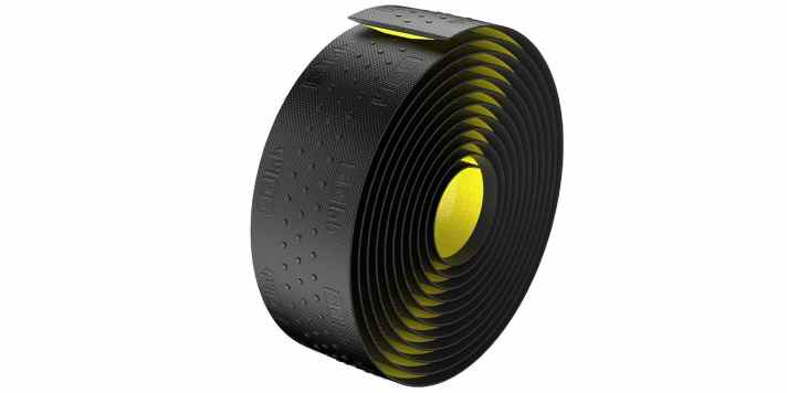 SQlab sizing system: The handlebar tape is wrapped differently depending on hand size: S (three rows of knobs can be seen), M (two rows of knobs can be seen) and L (one row of knobs can be seen).