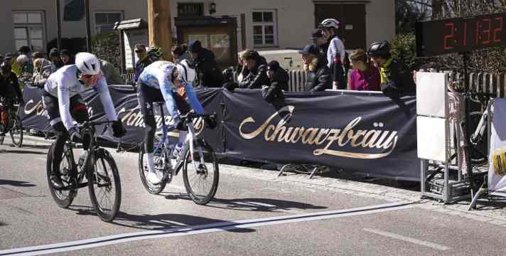 Ziel - Die Rennen der meisten Kategorien enden mit einem Sprint