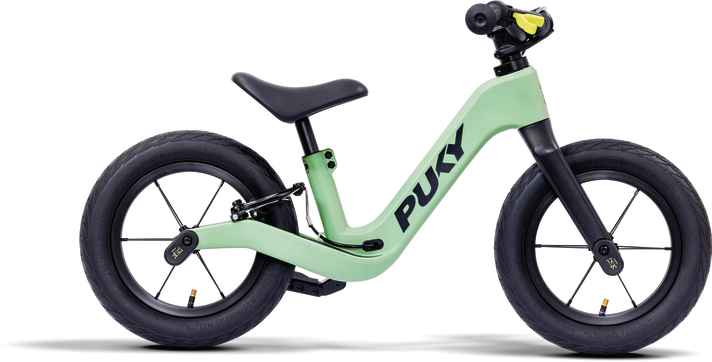 Growing: Puky's stylish runabout grows from twelve to 14 inches, making it suitable for children from two to five years of age