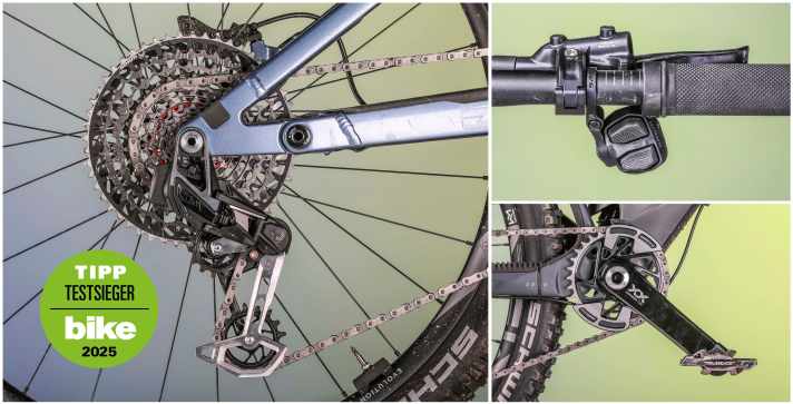 Sram's transmission drivetrains are the ultimate in shifting precision.
