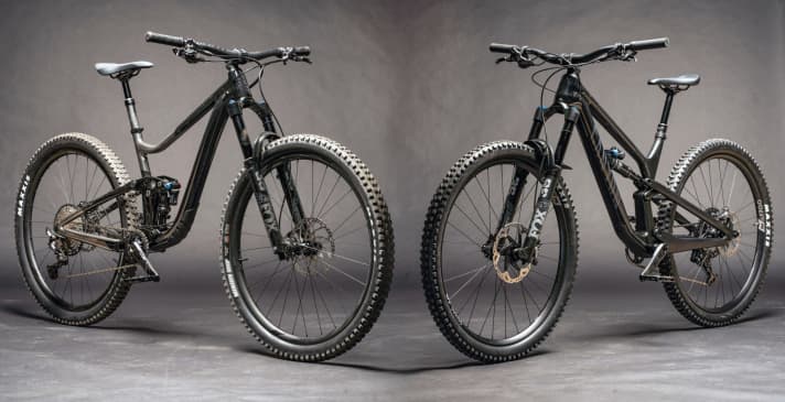   Giant Trance X1 (links) gegen Canyon Spectral 29 CF 8