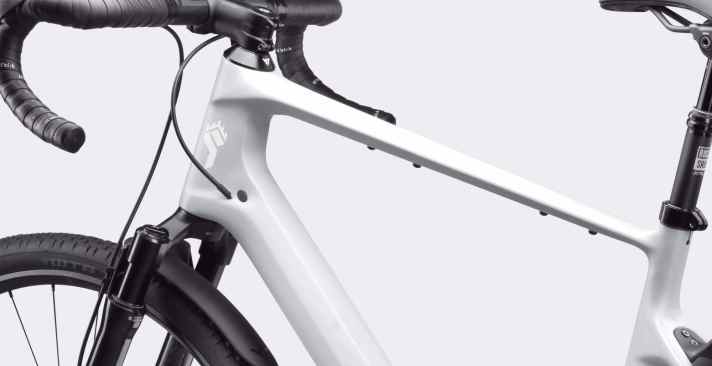 The RockShox Rudy Ultimate air suspension fork on the YT Scepter.