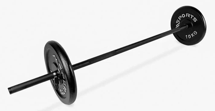 Another classic: the dumbbell bar