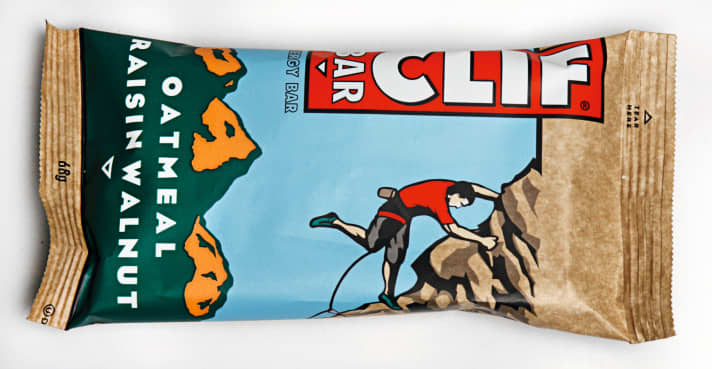   Clifbar energy gel: Oatmeal, Raisin, Walnut