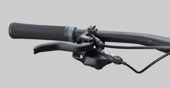   Die Magura MT5 beim Swoop 9.0 kommt mit großen Bremsscheiben und dürfte für genügend Bremspower sorgen.