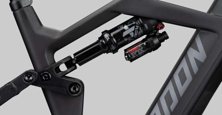   Schick: Schon das Render 8.0 kommt mit hochwertigem Dämpfer mit Ausgleichsbehälter.