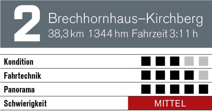   Tour 2: Brechhornhaus – Kirchberg