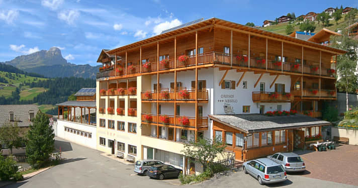   The Hotel Pider in Wengen.