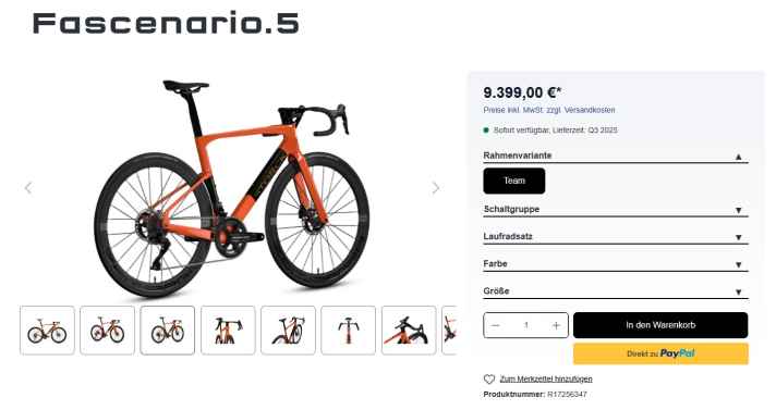 The new Storck configurator offers extensive customisation options.