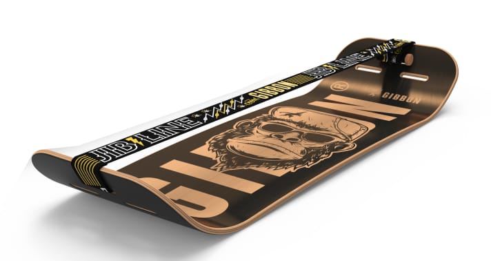 Das Giboard von den Slackline-Experten Gibbon ist made in Europe. Eine App gibt Anleitung für Übungen.