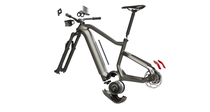   Here is an overview of all Haibike innovations: the new remote switch with the new Haibike display, and the TQ motor with 630 watt-hour battery.